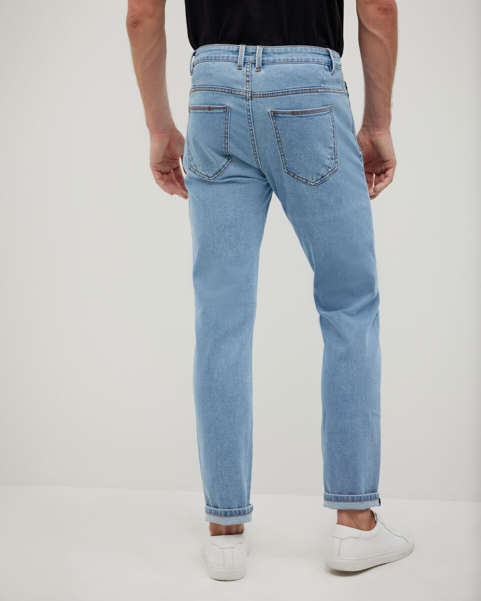 Better Denim Straight Leg Jeans, Light Indigo, hi-res